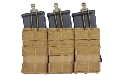 Potrójna uniwersalna ładownica na magazynki Primal Gear Coyote Brown - obrazek 3