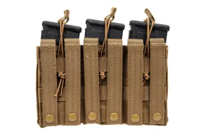 Potrójna ładownica typu Open na magazynki  M4/M16 Specna Arms Tan - obrazek 4