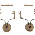 asgbox.pl - Adapter słuchawek typu Comtac na szyny typu ARC AirFrame - Czarny