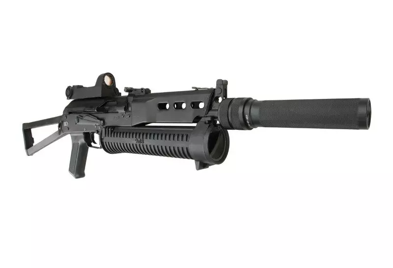 Replika pistoletu maszynowego PP-19 Bizon-2 z tłumikiem i kolimatorem OD-G-SVB-01-004020-00 asgbox.pl Replika pistoletu maszynowego PP-19 Bizon-2 z tłumikiem i kolimatorem - obrazek 12