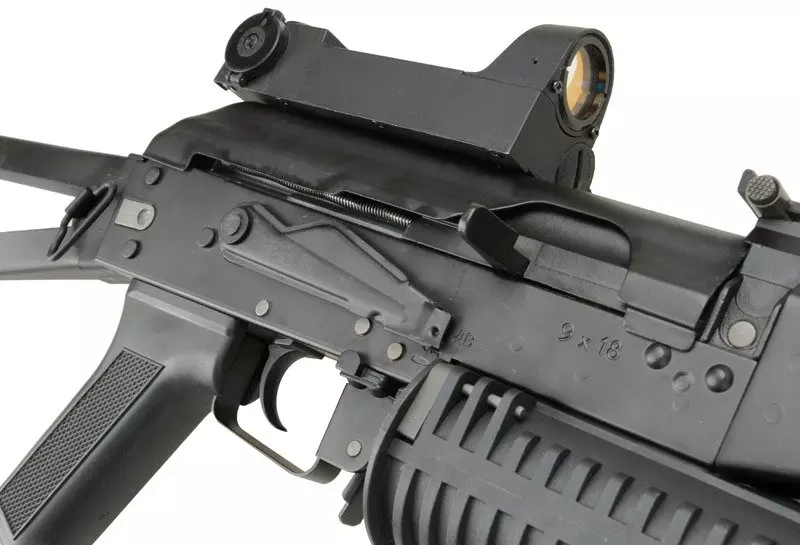 Replika pistoletu maszynowego PP-19 Bizon-2 z tłumikiem i kolimatorem OD-G-SVB-01-004020-00 asgbox.pl Replika pistoletu maszynowego PP-19 Bizon-2 z tłumikiem i kolimatorem - obrazek 13