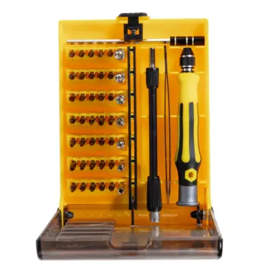 Zestaw Narzędziowy METAL 45 Bitów Żółty MET-09-038998-00 asgbox.pl