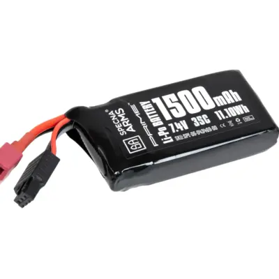 Alternative view of Akumulator Li-Po Specna Arms x Gens Ace 1500 mAh 35C PEQ 7.4V T-Deans G-Tech