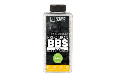 25g Specna Arms EDGE ULTRA™ BIO - 2700 szt - białe - butelka