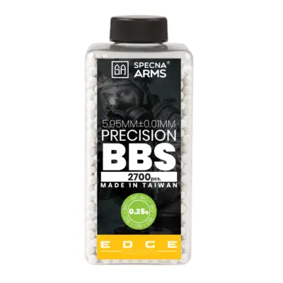 25g Specna Arms EDGE ULTRA™ BIO - 2700 szt - białe - butelka