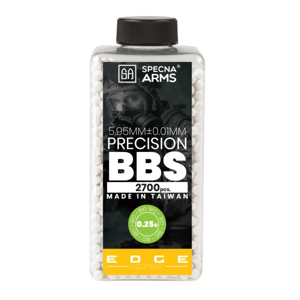 25g Specna Arms EDGE ULTRA™ BIO - 2700 szt - białe - butelka