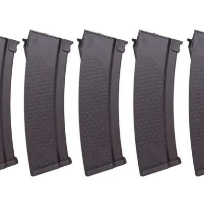 asgbox.pl - Zestaw 5 magazynków Mid-Cap S-Mag do serii J 175 kulek Śliwkowy