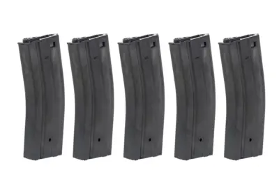 Zestaw 5 magazynków Hi-Cap 350 kulek Arcturus EMM M4/M16 Metal Wheel (QPQ) Czarny - obrazek 2