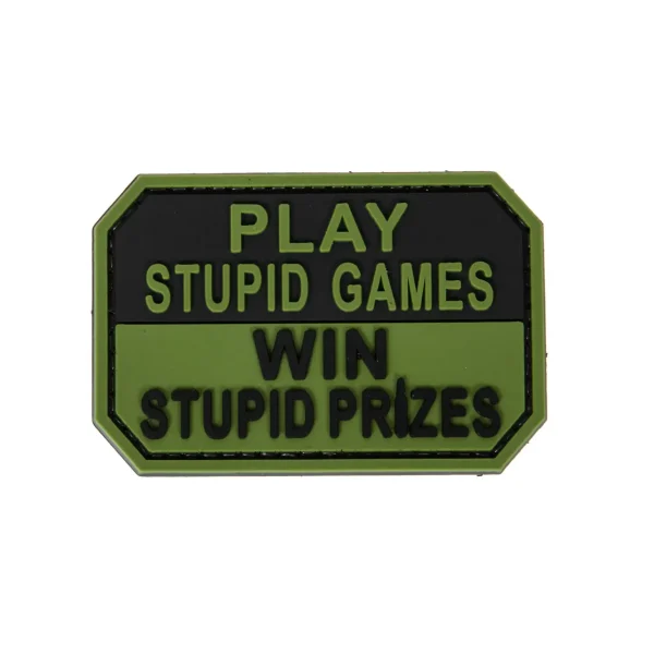 asgbox.pl - Naszywka PVC -  Play Stupid
