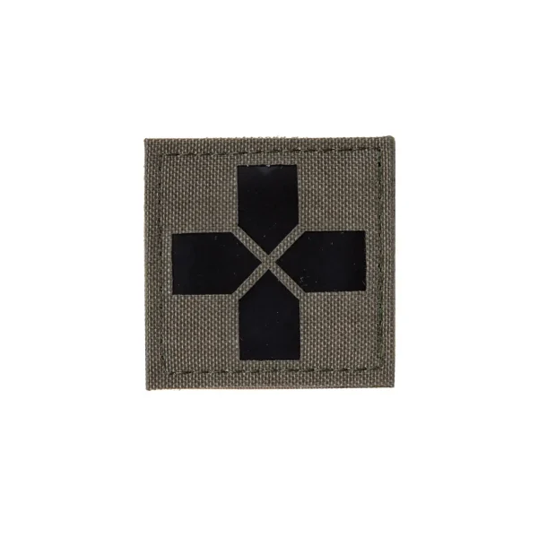 asgbox.pl - Naszywka MED Cross IR - Ranger Green