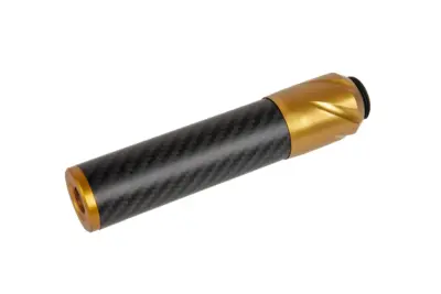 Karbonowy tłumik dźwięku DSL2 36x150mm - Złoty - obrazek 3
