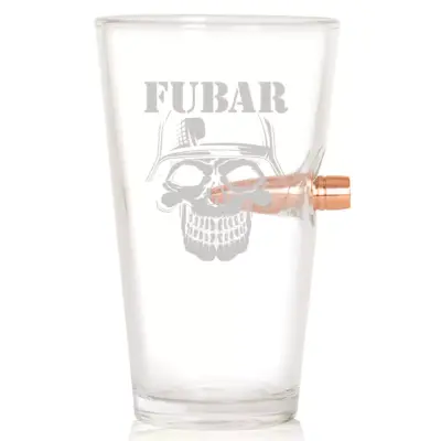 Szklanka do piwa z nabojem .50 FUBAR LUC-31-035154-00 asgbox.pl