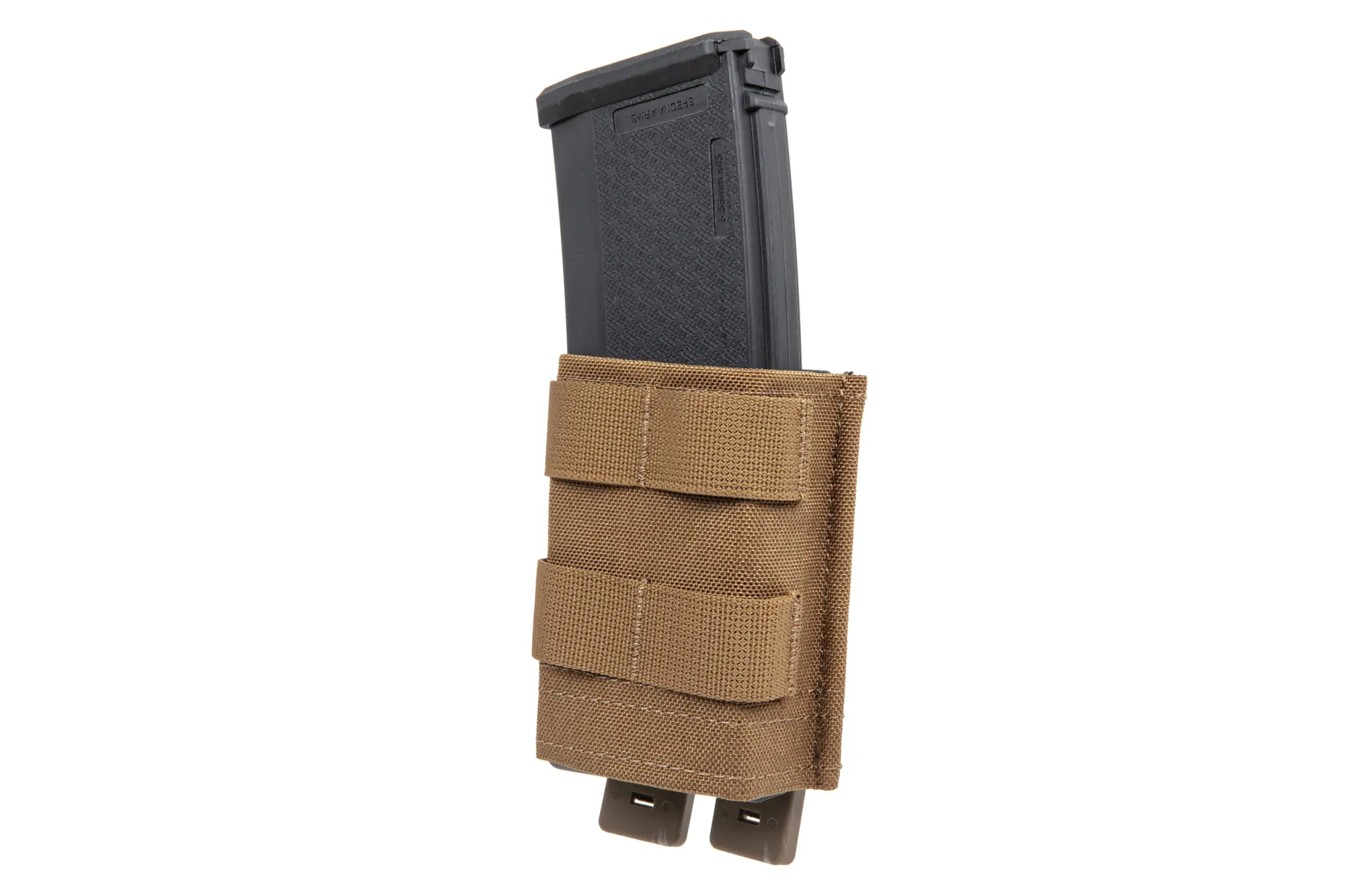 Pojedyncza ładownica na magazynek 5.56 mm Wosport Coyote Brown OD-G-WSP-19-039499-00 asgbox.pl Pojedyncza ładownica na magazynek 5.56 mm Wosport Coyote Brown - obrazek 3