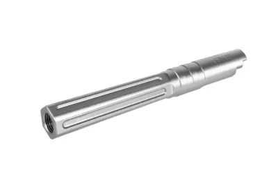 Aluminiowa lufa zewnętrzna LA Capa Customs HEXCUT do replik TM Hi-Capa 5.1 Srebrna - obrazek 3