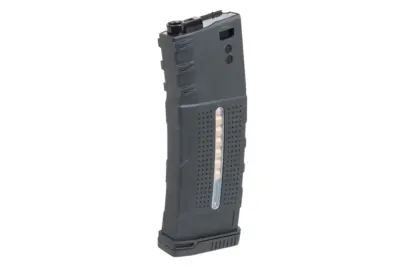 Magazynek Polimerowy Mid-Cap na 150 kulek Tornado z atrapami naboi do replik M4/M16 Czarny - obrazek 2