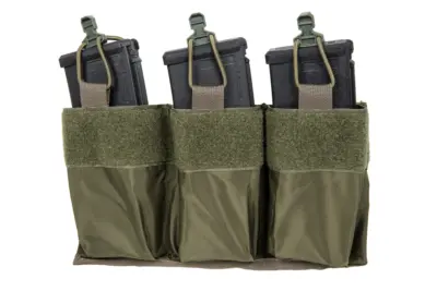 Potrójna wkładka taktyczna na magazynki 7.62 mm Wosport Ranger Green - obrazek 3