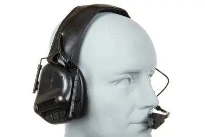 Taktyczny zestaw słuchawkowy Wosport HD-08 Gen. 5 Czarny - obrazek 4