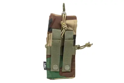 Podwójna uniwersalna ładownica na magazynki Specna Arms Tactical Woodland - obrazek 2