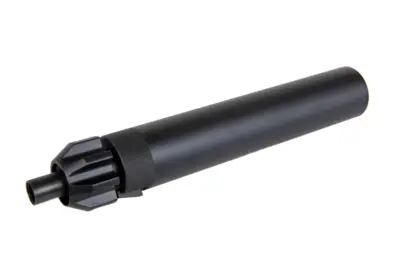 Tłumik dźwięku 5KU do replik QD MP7A1 KSC/KWA/Umarex (12mm CW) Czarny - obrazek 3