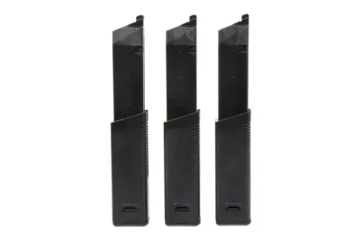 Zestaw 3 magazynków 60 kulek Green Gas Krytac do replik Kriss Vector Czarny - obrazek 2