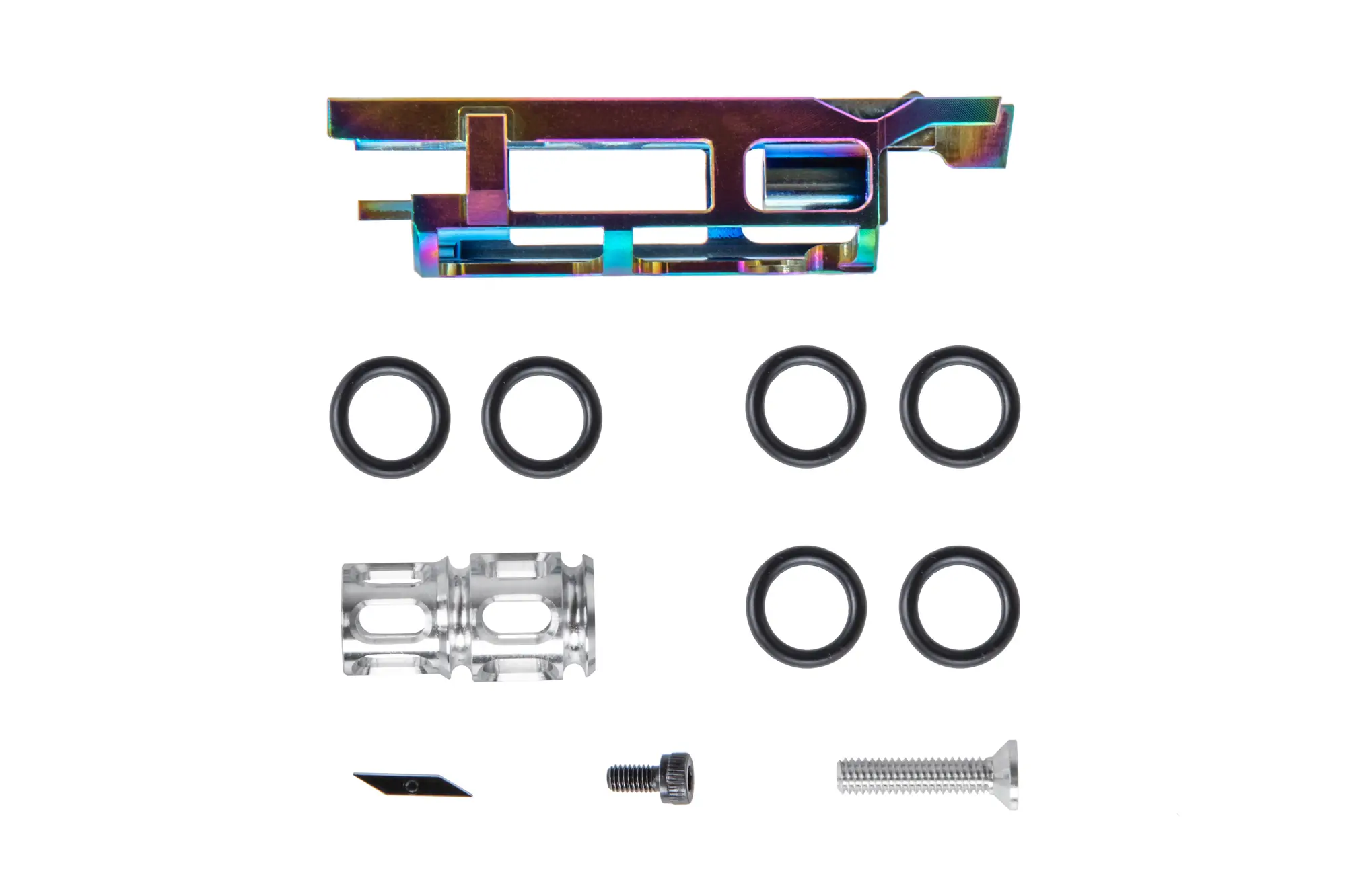 Moduł BlowBack LA Capa Customs 7075 TURBO do replik TM Hi-Capa Tęczowy LAC-12-040899-00 asgbox.pl asgbox.pl - Moduł BlowBack LA Capa Customs 7075 TURBO do replik TM Hi-Capa Tęczowy