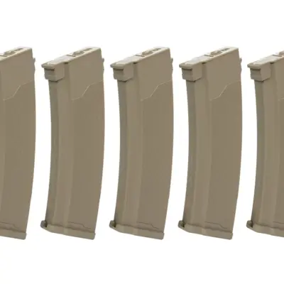 Alternative view of Zestaw 5 magazynków S-Mag do serii J - Hi-cap - tan