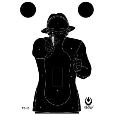 asgbox.pl - Tarcza strzelecka TS-10 Francuz - 500 sztuk