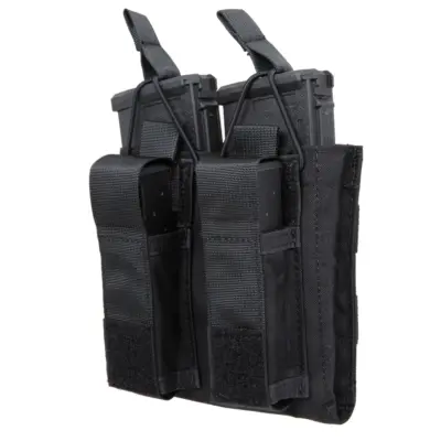 Alternative view of Podwójna ładownica Open Top na magazynki M4/M16 + pistoletowe Czarna
