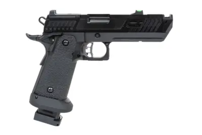 Pistolet ASG SRC Dark Viper DUAL POWER z walizką transportową i magazynkiem CO2 Czarny - obrazek 5
