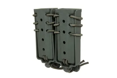 Ładownica na 2 magazynki 9mm Wosport Urban Assault Long Quick Pull Oliwkowy - obrazek 3