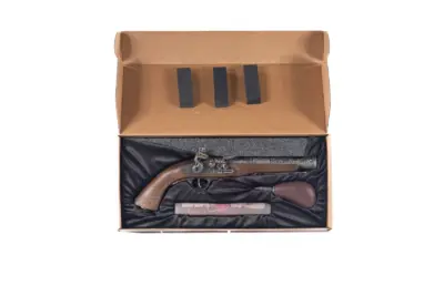 Replika pistoletu skałkowego typu Flintlock Green Gas (OUTLET) - obrazek 2