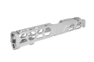 Aluminiowy zamek LA Capa Customs VOID do replik TM Hi-Capa 5.1 Srebrny - obrazek 3