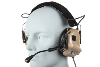 Aktywne ochronniki słuchu Earmor M32 MOD. 4 Tan - obrazek 2