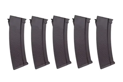 Zestaw 5 magazynków Hi-Cap S-Mag do serii J 380 kulek Śliwkowy - obrazek 4