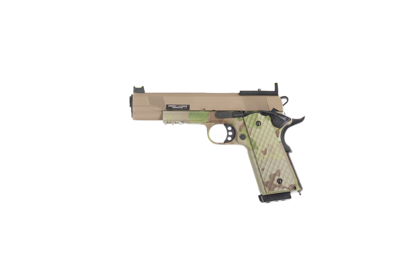 Replika pistoletu Raven MEU Railed BDS (GG) - Camo/Tan (OUTLET) OD-G-OUT-72-036810-00 asgbox.pl Replika pistoletu Raven MEU Railed BDS (GG) - Camo/Tan (OUTLET) - obrazek 5