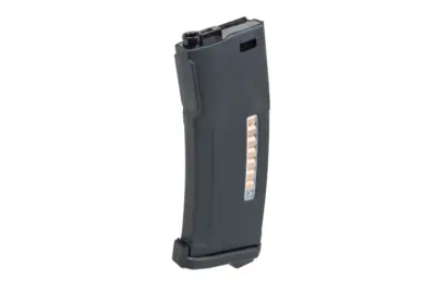 Magazynek Polimerowy Mid-Cap na 175 kulek Tornado z atrapami naboi do replik M4/M16 Czarny - obrazek 2