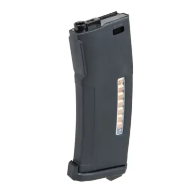 Alternative view of Magazynek Polimerowy Mid-Cap na 175 kulek Tornado z atrapami naboi do replik M4/M16 Czarny