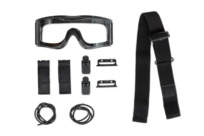 Gogle taktyczne Wosport GG-005 Czarne - obrazek 3