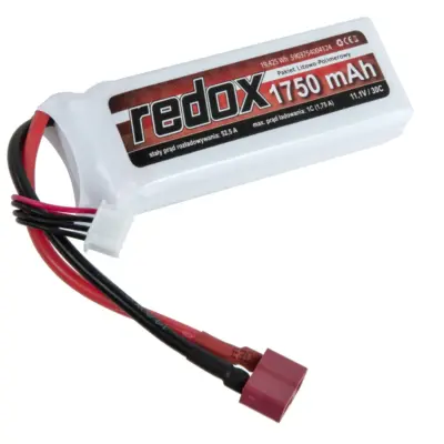 asgbox.pl - Akumulator Li-Po Redox 1750 mAh 11.1 V 30C SC Dean