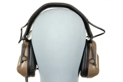 Taktyczny zestaw słuchawkowy Wosport HD-08 Gen. 5 Tan - obrazek 4