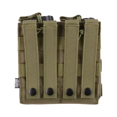 Podwójna ładownica Open I na magazynki AK/M4/G36 - oliwkowa OD-G-PRI-19-017399-00 asgbox.pl