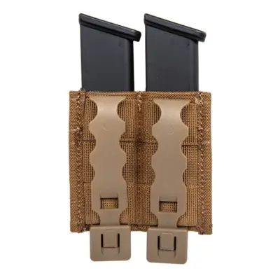 Alternative view of Podwójna ładownica na magazynki  pistoletowe Wosport Coyote Brown