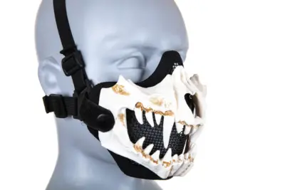 Maska Stalker Fangs Standard Biały - obrazek 5
