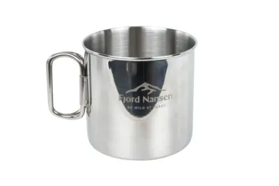 Kubek turystyczny Fjord Nansen Brann 500ml Srebrny - obrazek 2