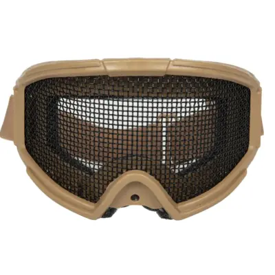 Taktyczne gogle z siatką - Tan UTT-28-034097-00 asgbox.pl Taktyczne gogle z siatką - Tan UTT-28-034097-00 asgbox.pl