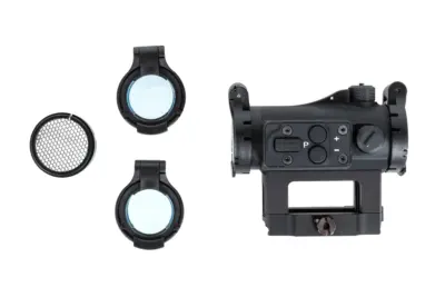 Kolimator ZV-1 JJ Airsoft z wysokim/niskim montażem QD Czarny - obrazek 3