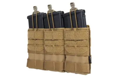 Potrójna uniwersalna ładownica na magazynki Primal Gear Coyote Brown - obrazek 4
