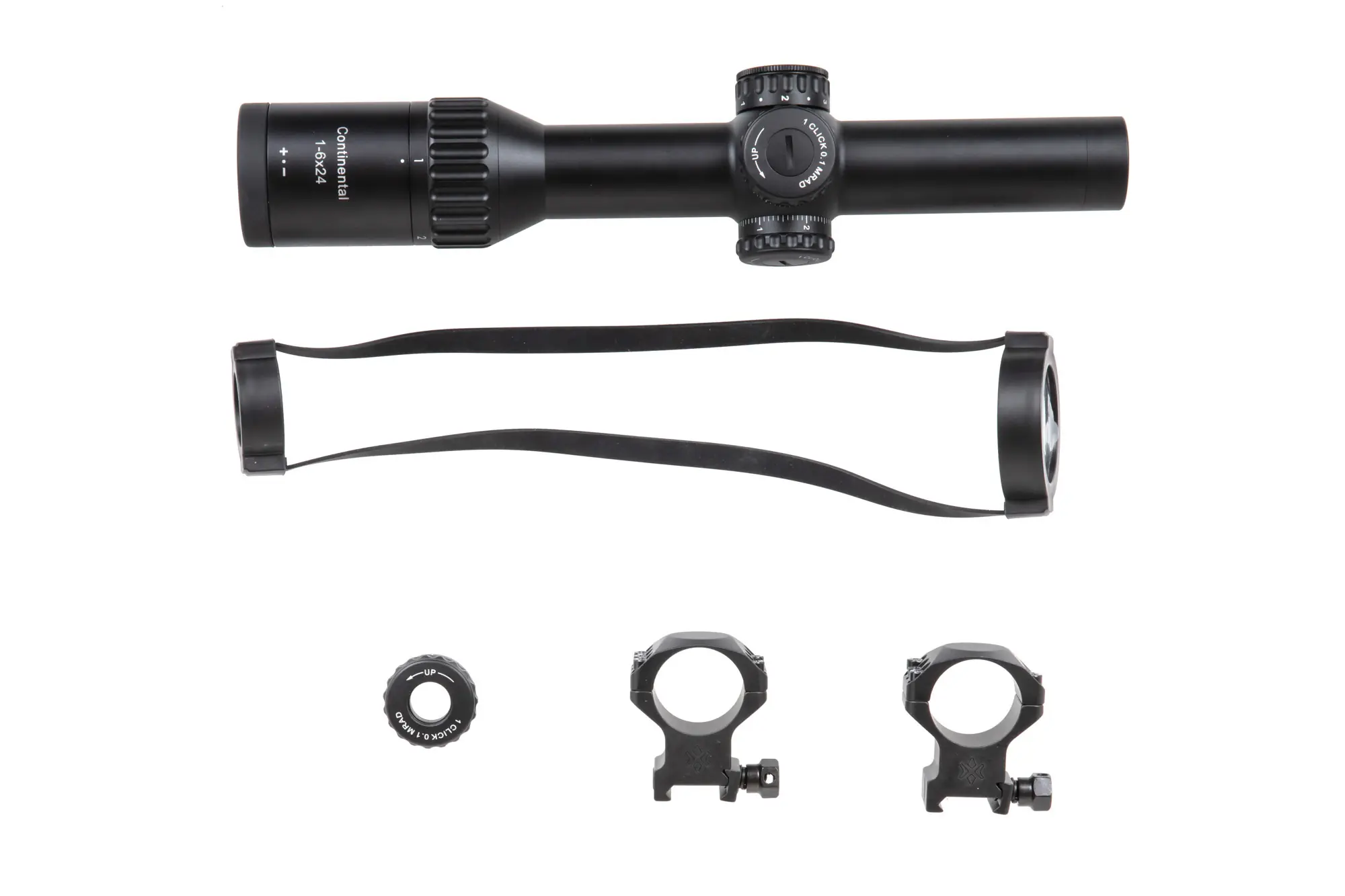 Luneta LPVO Vector Optics CONTINENTAL X6 1-6X24 Czarna VEC-10-043266-00 asgbox.pl Luneta LPVO Vector Optics CONTINENTAL X6 1-6X24 Czarna - obrazek 3