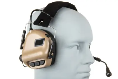 Aktywne ochronniki słuchu Earmor M32 MOD. 4 Tan - obrazek 3