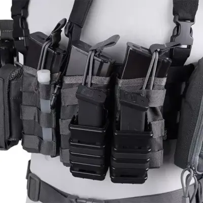 Podwójna ładownica Open I na magazynki AK/M4/G36 - oliwkowa OD-G-PRI-19-017399-00 asgbox.pl